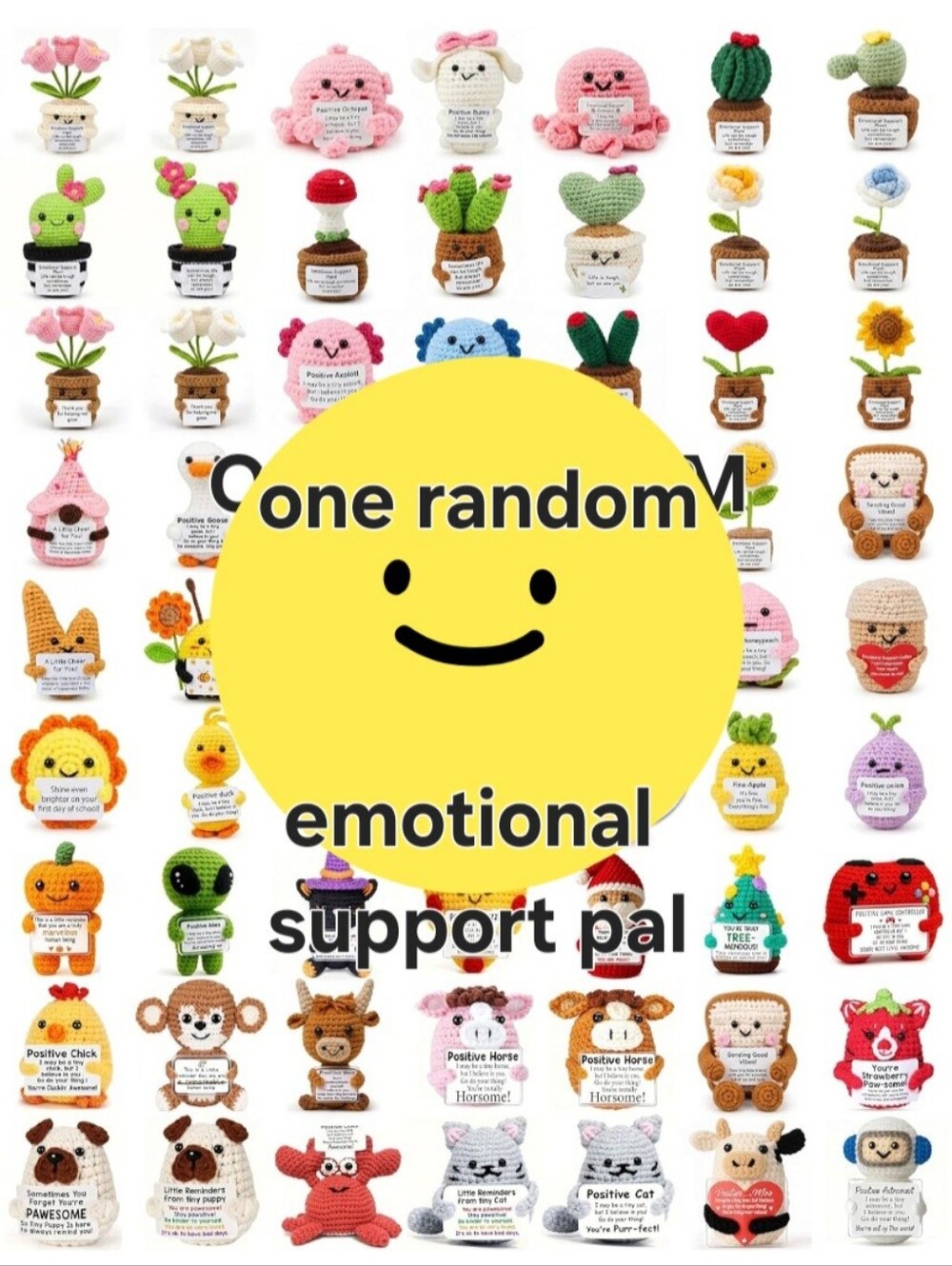 Emotional Support Pal Plush - Random Color
